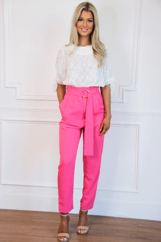 Barbie Girl Pants: Fuchsia