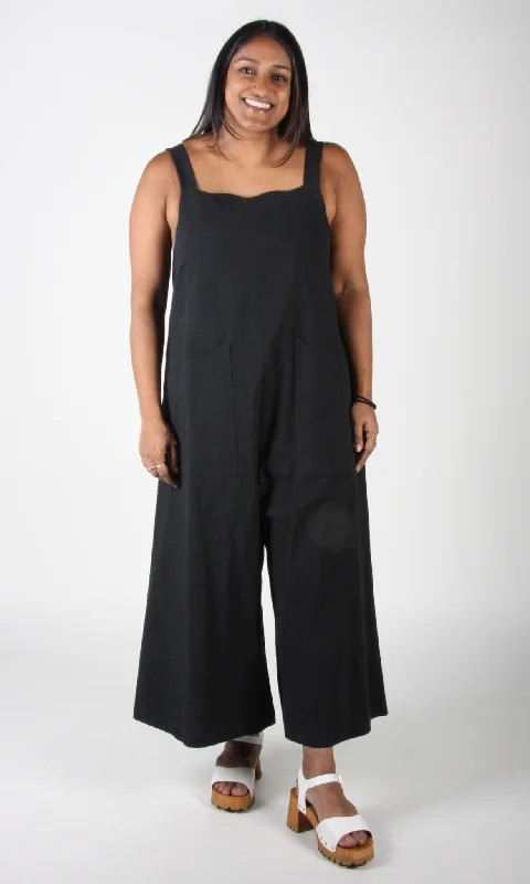 Dusky Greygone Jumpsuit - Black