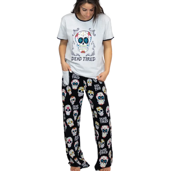 Lazy One Women's Dead Tired PJ Set