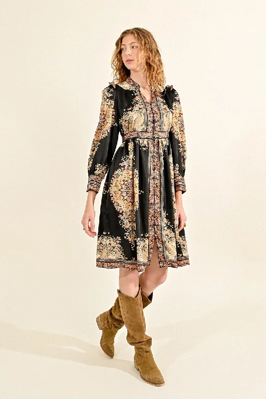 Molly Bracken Printed Shirt Dress