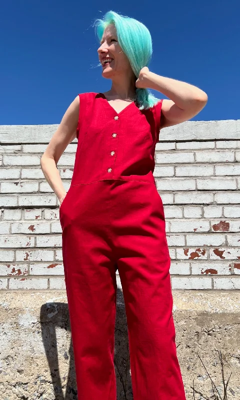 Myna Jumsuit - Red