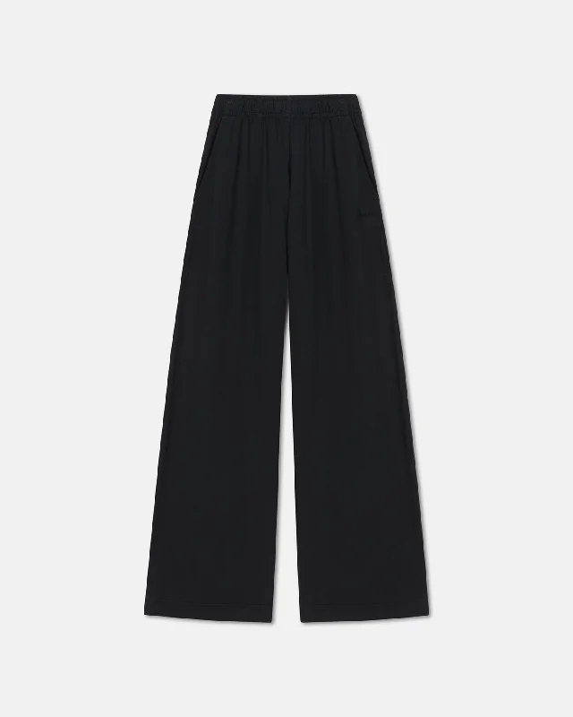 Waris - Cotton-Jersey Pants - Black