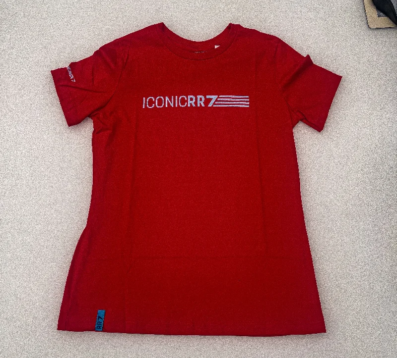 Porsche Women's Iconic Tee (Red) - Rennsport Reunion 7