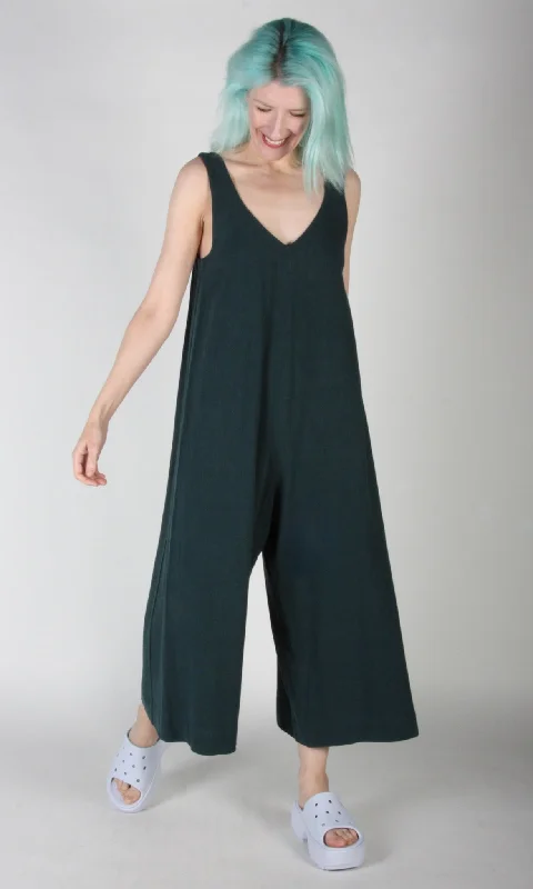 Tawny Pipit Jumpsuit - Forest Green