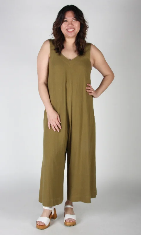 Tawny Pipit Jumpsuit - Golden Moss