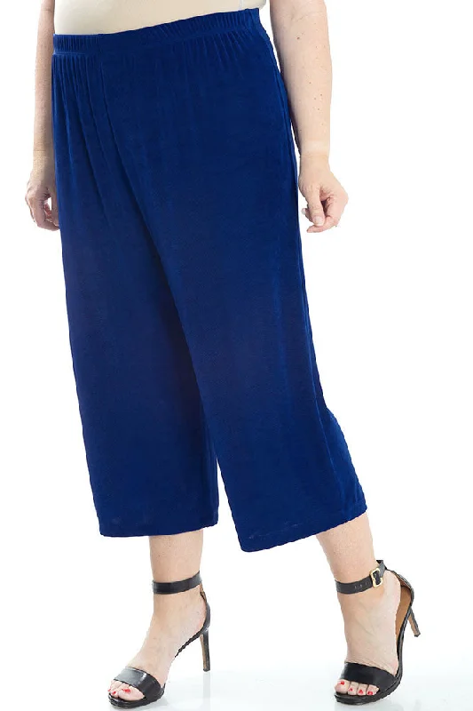 Vikki Vi Classic Royal Blue Crop Pant