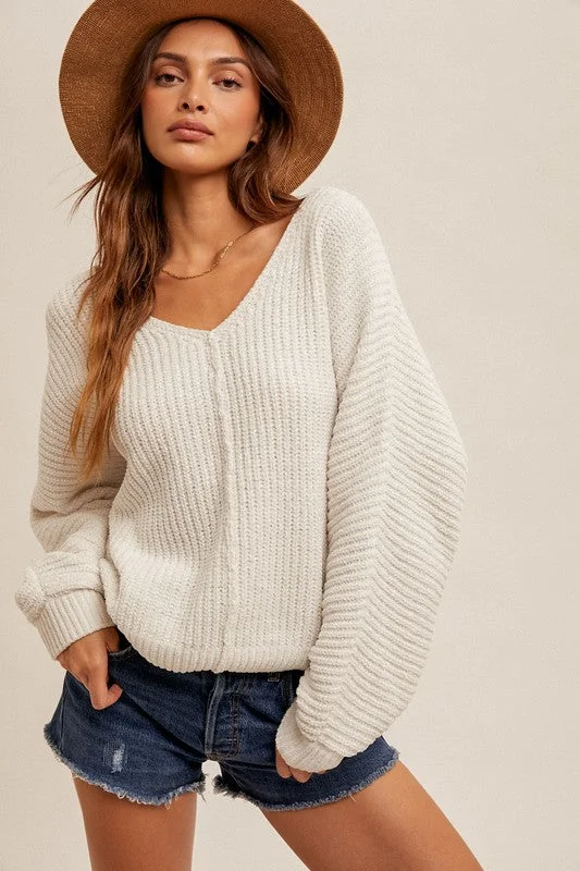 Colleto Metallic Knit Sweater