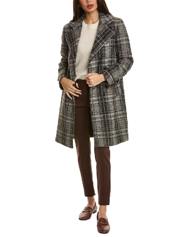 Elie Tahari Double-Breasted Coat