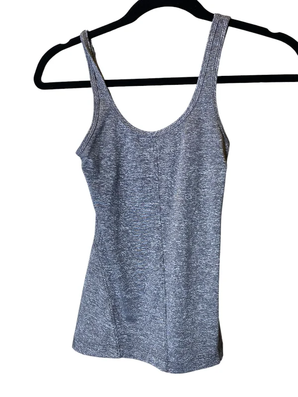 Athletic Tank Top By Lululemon In Grey, Size: S