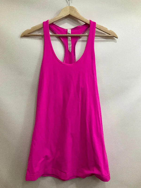 Athletic Tank Top By Lululemon In Pink, Size: 8