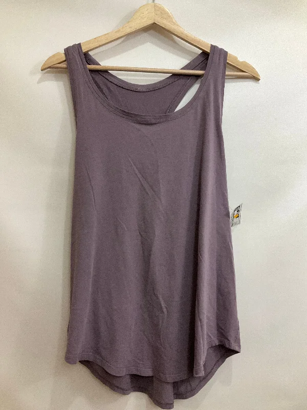 Athletic Tank Top By Lululemon In Purple, Size: 8