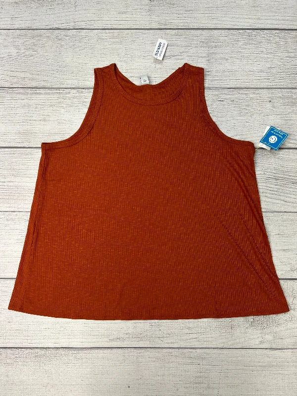 Athletic Tank Top By Old Navy In Orange, Size: Xl