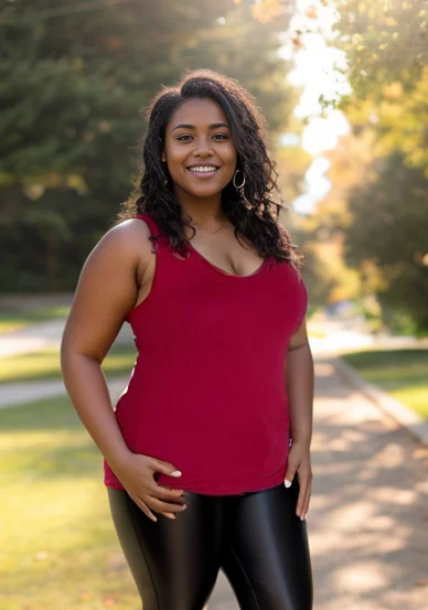 Strut Your Stuff Racerback Tank in Burgundy