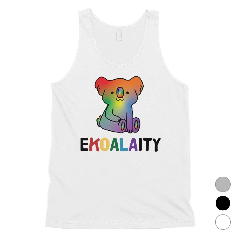 LGBT Ekoalaity Koala Rainbow Mens Tank Top