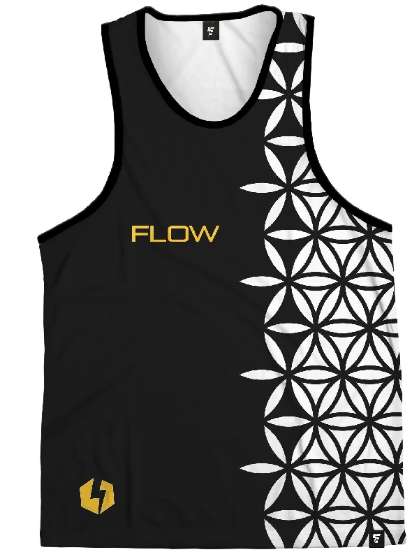 Neon Sub-Conscious Flow (Orange) Tank Top