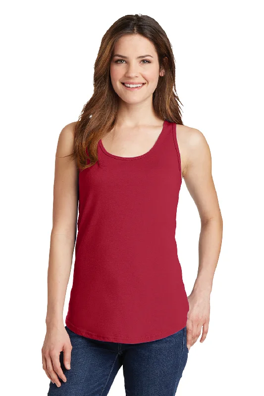 Port & Company Womens Core Tank Top - Red