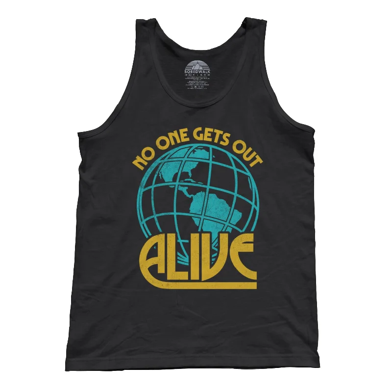 Unisex No One Gets Out Alive Tank Top