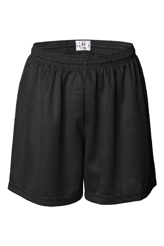 Badger Womens Pro Mesh Shorts w/ Liner - Black