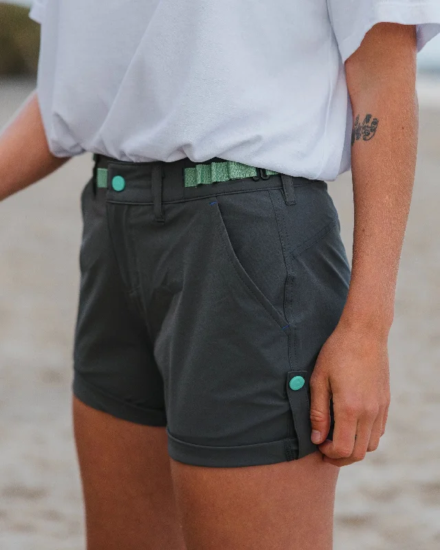 365 Trail Roll Up Shorts - Charcoal