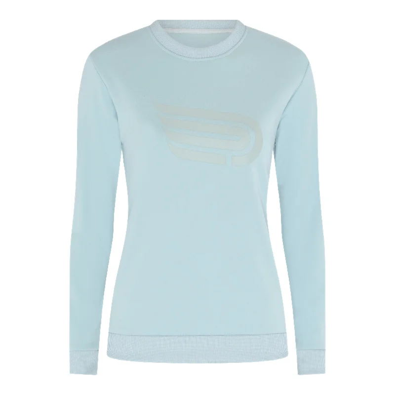 Pressio Women's Renew Crewneck in Cornflower SS24