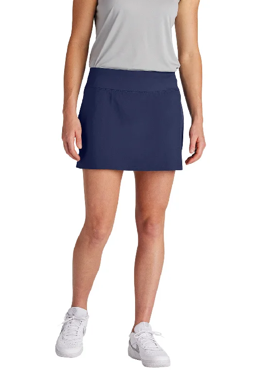 Sport-Tek Womens Repeat Moisture Wicking Skorts w/ Pockets - True Navy Blue - COMING SOON