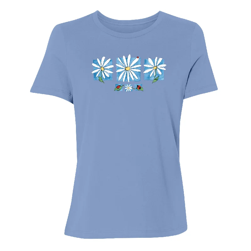 Daisies and Ladybugs Women's T-Shirt