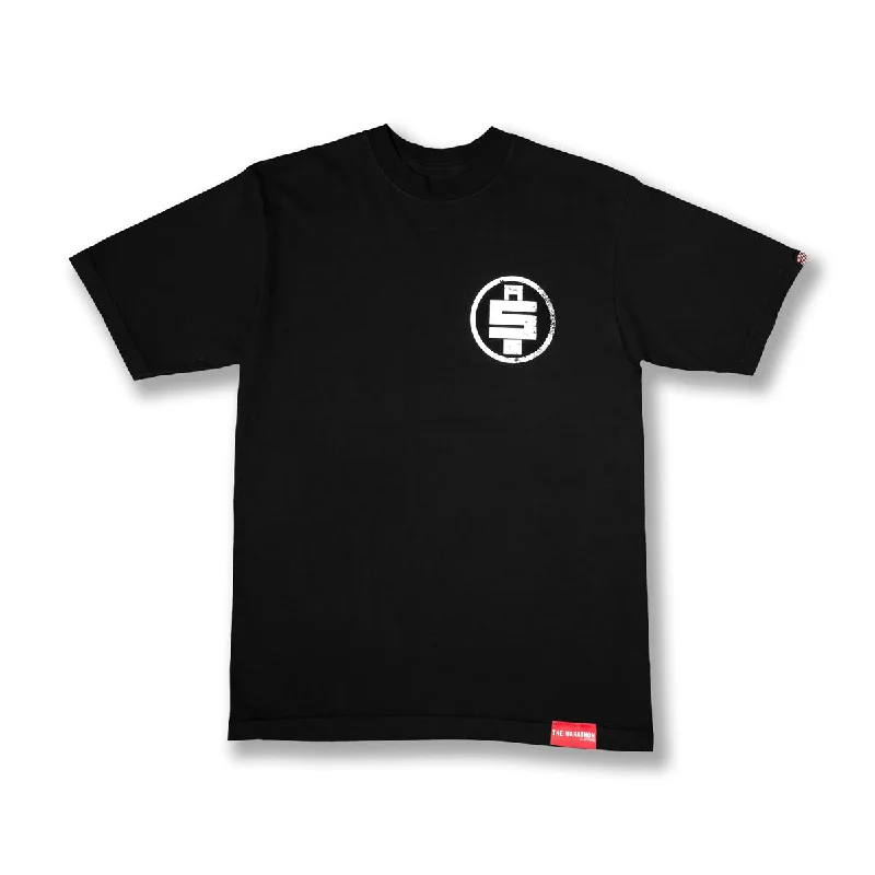 All Money In Vintage T-Shirt - Black/White