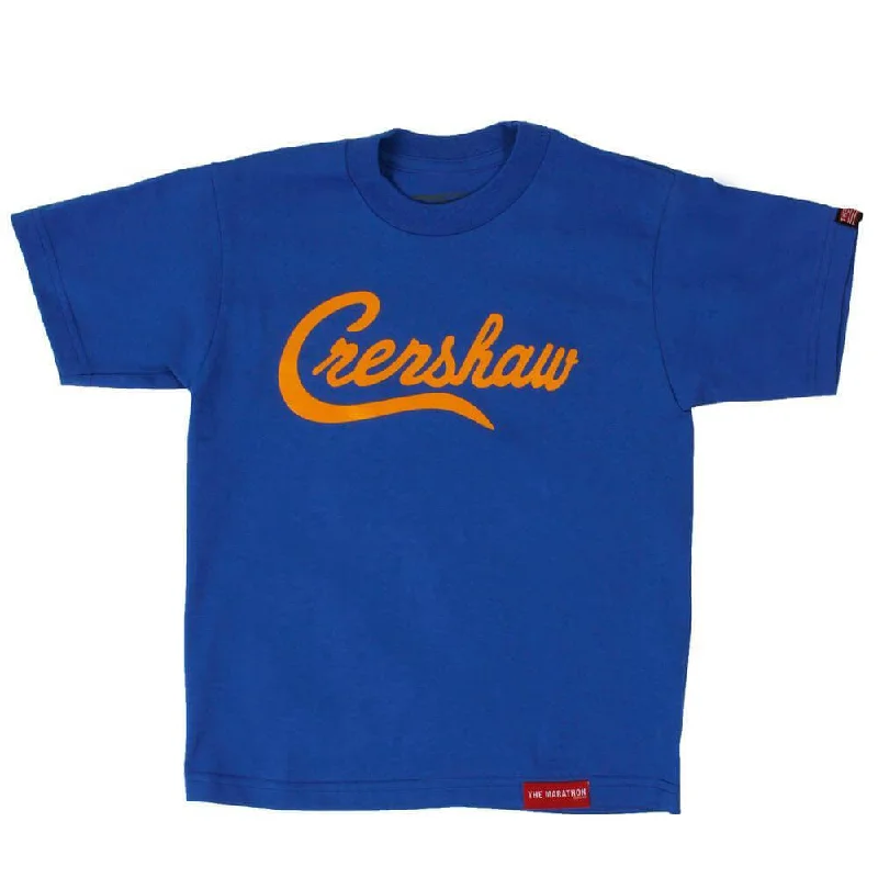 Crenshaw Kid's T-Shirt - Royal/Gold