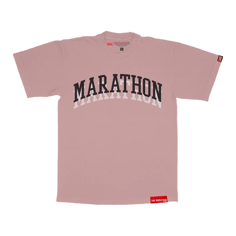 Marathon Double Arch T-Shirt - Antique Mauve