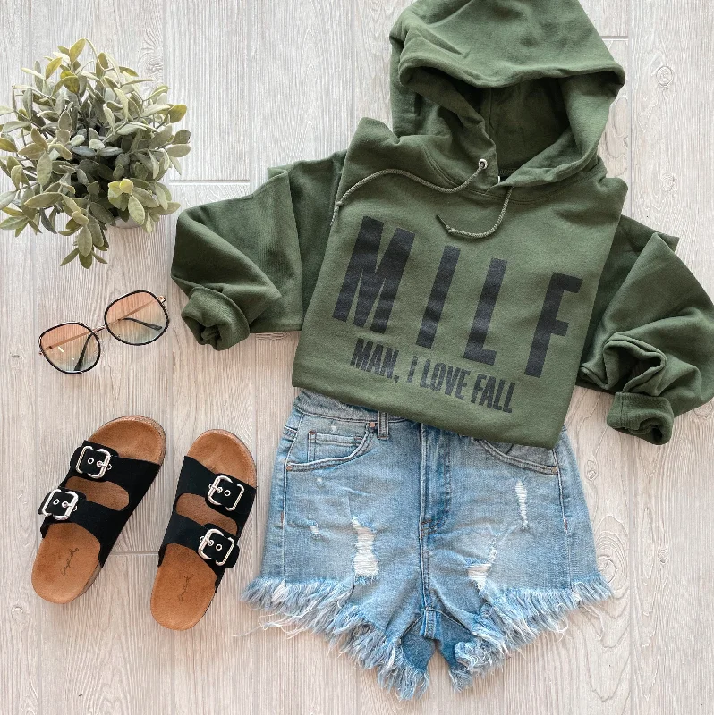 MILF • Olive Hoodie