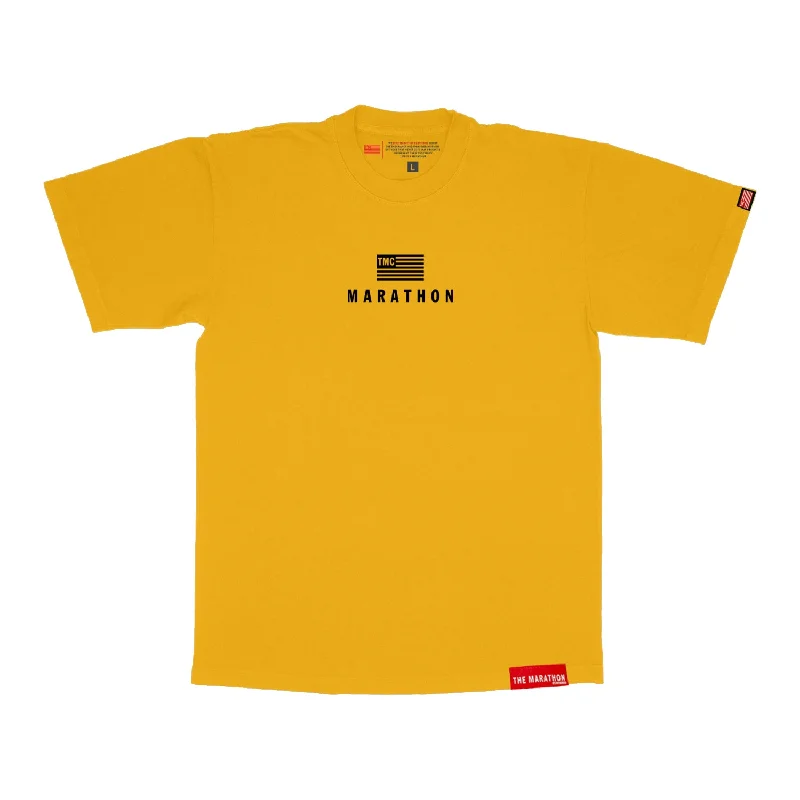 Modern Stack T-Shirt - Mustard/Black