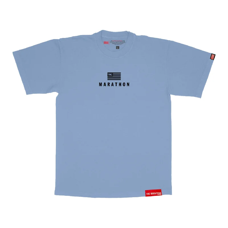 Modern Stack T-Shirt - Powder Blue/Black