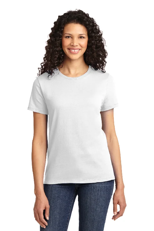 Port & Company Womens Essential Short Sleeve Crewneck T-Shirt - White