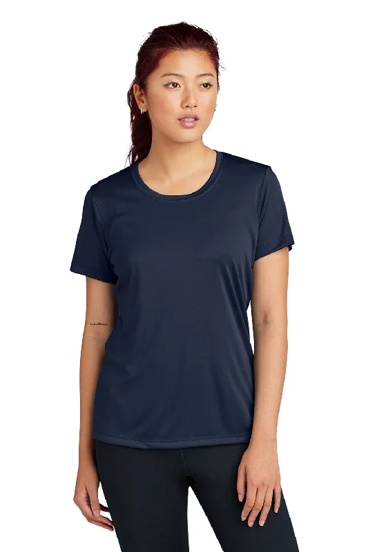 Sport-Tek Womens Competitor Moisture Wicking Short Sleeve Crewneck T-Shirt - True Navy Blue