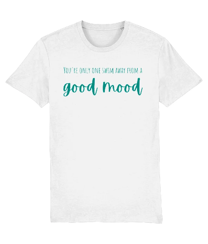 You're Only One Swim Away from a Good Mood Unisex Organic Cotton T-shirt